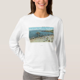 サレムのヤナギのビーチの眺め Tシャツ