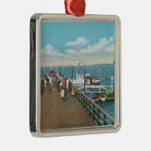 サレムのヤナギ桟橋の眺め メタルオーナメント (右)