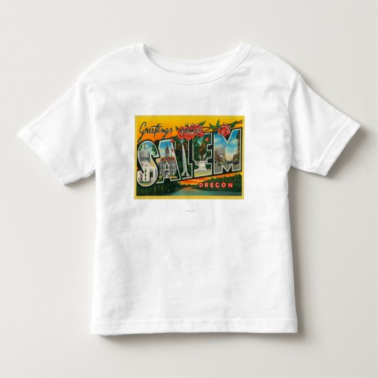 サレムのOregonLargeの手紙ScenesSalem、または トドラーTシャツ (正面)