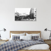 サレムまたはタウンビュー州通り写真 キャンバスプリント (インサイチュ (寝室))