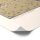 サレムまたはパノラママップ – 1905 ポスター (角)