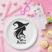サレムウィッチアカデミーウィッカ信者ウィッチズハローウィンパーティ ペーパープレート (パーティー)
