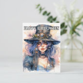 サレムウィッチイラストレーション |ハッピーハローウィン ポストカード (スタンド正面)