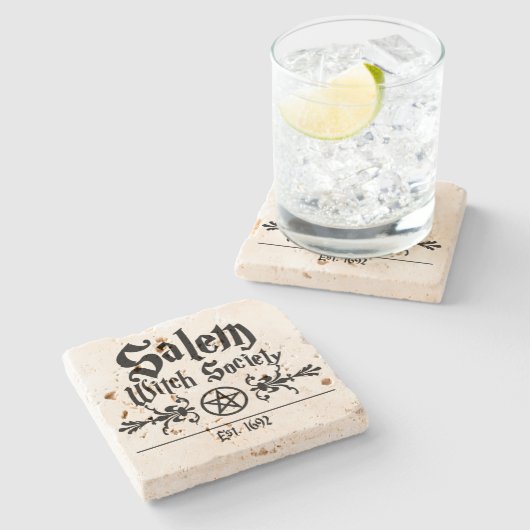 サレムウィッチソサエティコースター ストーンコースター (横)