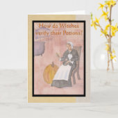 サレムウィッチリドルハロウィーンカード カード (黄色い花)