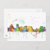 サレムオレゴンのスカイライン ポストカード (正面/裏面)