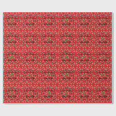 サレムマサチューセッツ州クリスマス ラッピングペーパー (フラット)