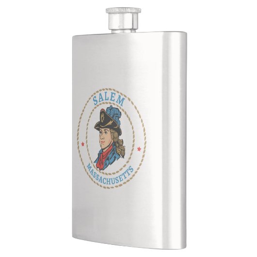 サレムマサチューセッツ植民 フラスク (左)