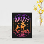 サレム恋しく思ユーワンハロウィーンフェミニスト魔女トリア カード (黄色い花)