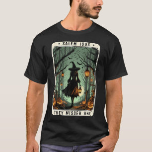 サレム1692ハロウィーン魔女恋しく思彼らは1つのタロットC Tシャツ