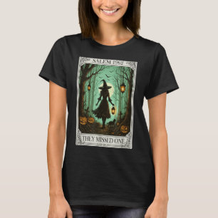 サレム1692ハロウィーン魔女恋しく思彼らは1つのタロットC Tシャツ