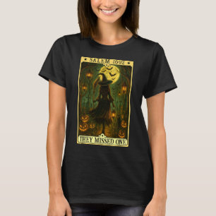 サレム1692ハロウィーン魔女恋しく思彼らは1つのタロットC Tシャツ