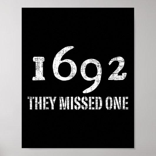 サレム1692彼ら恋しく思は一つの衣装ハロウィーン ポスター (正面)