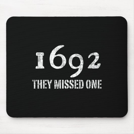 サレム1692彼ら恋しく思は一つの衣装ハロウィーン マウスパッド (正面)