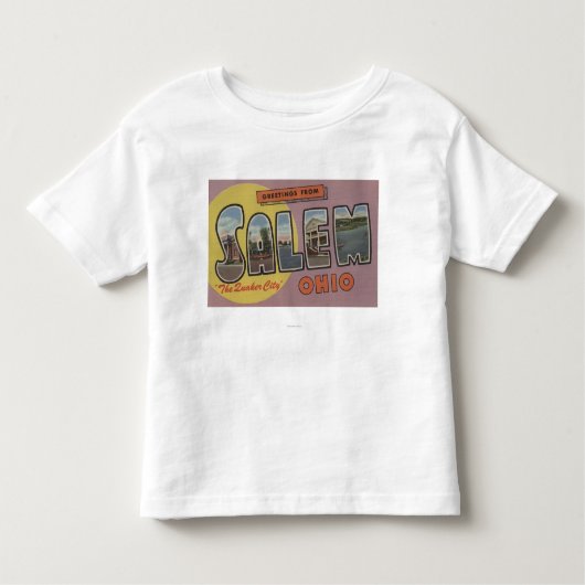 サレム、オハイオ州(クエーカー教徒都市) トドラーTシャツ (正面)