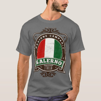 サレルノレトロイタリアン領域デザイン Tシャツ