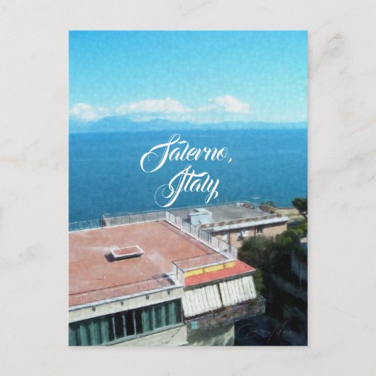 サレルノ南イタリア ポストカード (正面)
