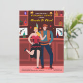 サロオンカップル招待状 招待状 (スタンド正面)