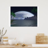 サロヒントロピカルムーン ポスター (キッチン)