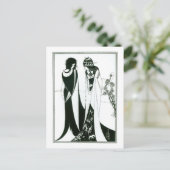 サロメとその母、ヘロディアス、1894年（リトグラフ）（白黒写真） (b/ ポストカード (スタンド正面)