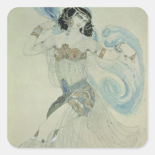 サロメの衣装デザイン スクエアシール (正面)