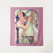 サロメアルフォンスミュシャ タペストリー (正面)