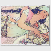 サロメアルフォンスミュシャ ラッピングペーパー (フラット)