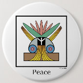 サロメ平和 缶バッジ (正面)