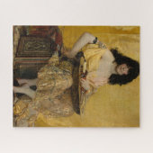 サロメ(女性ポートレート)(byアンリ・レグノー) ジグソーパズル (横)