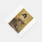 サロメ(女性ポートレート)（byアンリ・レグノー） スタンダードランチョンナプキン (角)