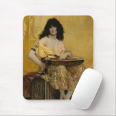 サロメ(女性ポートレート)（byアンリ・レグノー） マウスパッド (マウス)