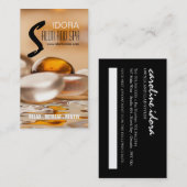 サロンおよびスパの名刺のテンプレート 予約カード (正面/裏面)