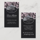 サロンおよびスパの名刺 名刺 (正面/裏面)