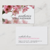 サロンおよびスパの名刺 名刺 (正面/裏面)