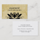 サロンおよび日のスパの名刺 名刺 (正面/裏面)