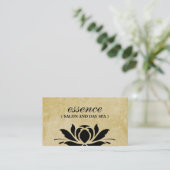 サロンおよび日のスパの名刺 名刺 (スタンド正面)