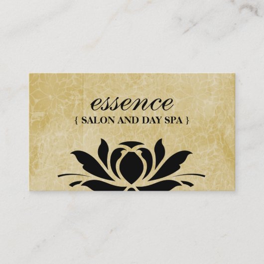 サロンおよび日のスパの名刺 名刺 (正面)