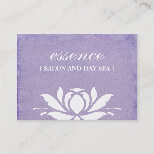 サロンおよび日のスパの名刺 名刺 (正面)