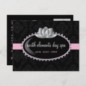 サロンとスパはがき ポストカード (正面/裏面)