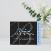 サロンとスパ広告のはがき ポストカード (スタンド正面)