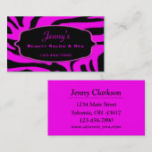 サロンとスパ 名刺 (正面/裏面)