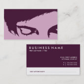 サロンのアポイントメントカード: emoのスタイル 予約カード (正面/裏面)