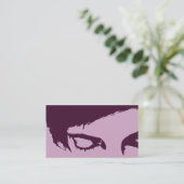 サロンのアポイントメントカード: emoのスタイル 予約カード (スタンド正面)