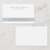 サロンのエレガントでモダンで創造的な専門のデザイン 名刺 (正面/裏面)