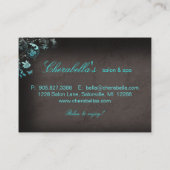 サロンのギフトカードスパの蝶 割引カード (裏面)