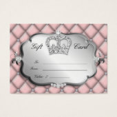 サロンのギフトカード房状のダイヤモンドの王冠 (正面)