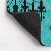 サロンのシャンデリアのマウスパッド マウスパッド (コーナー)