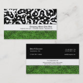 サロンのスパの美容師の美しい 名刺 (正面/裏面)