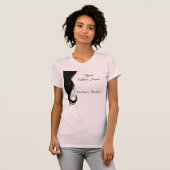 サロンのタンクトップのワイシャツ Tシャツ (正面フル)