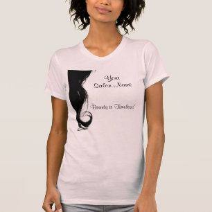 サロンのタンクトップのワイシャツ Tシャツ